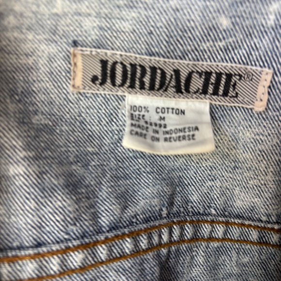 80's Vintage Jordache Jeans Jacket - Acid Wash - 100% Cotton - Picture 4 of 8